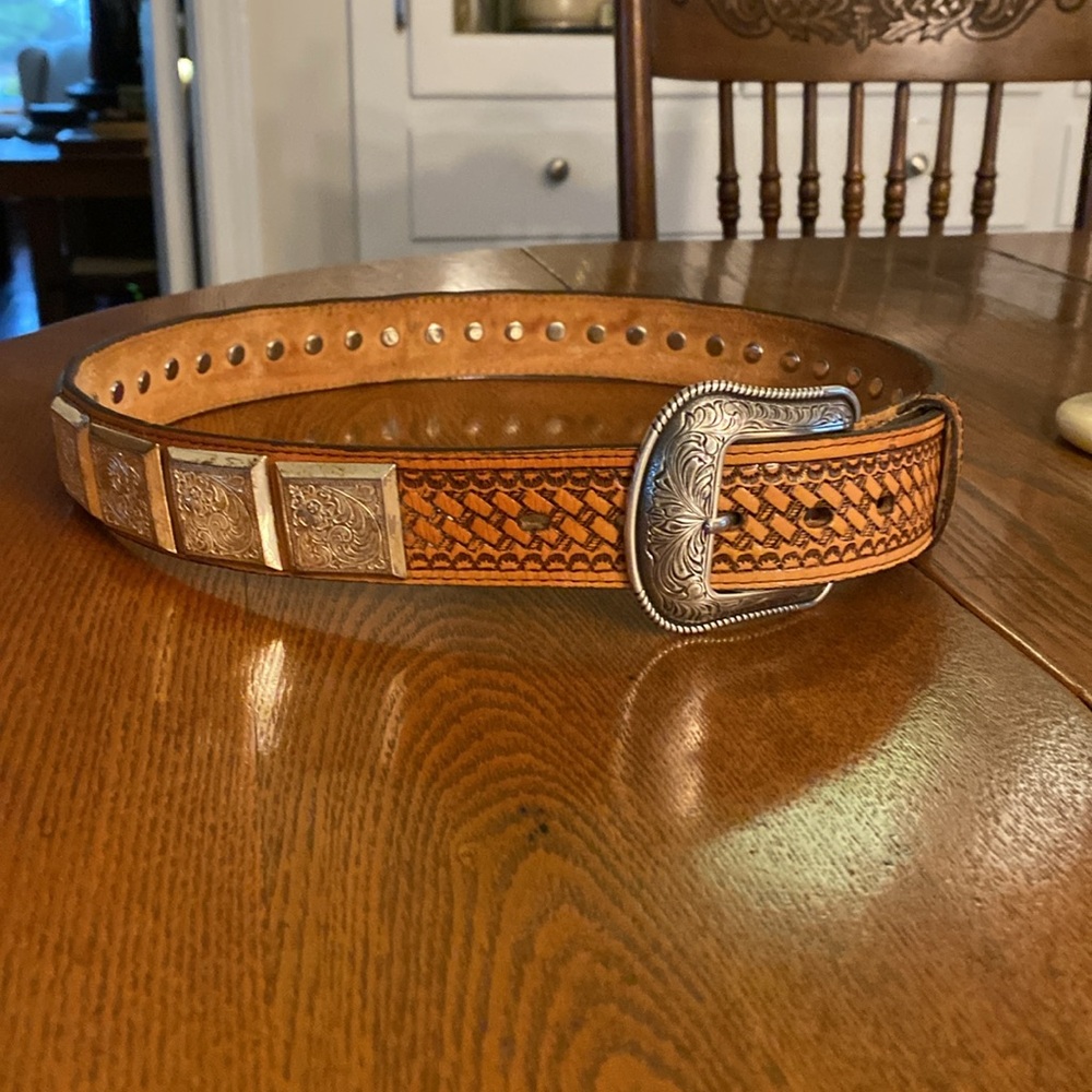 Nocona Bling Western Belt sz32